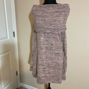 Elegant Heathered Gray Women's Dress (3)